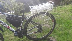 Trekové elektrokolo MRX, Alivio, černo-bilé, 17"