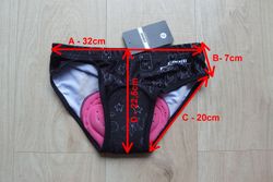 Dámské cyklo kalhotky s anatomickou vložkou