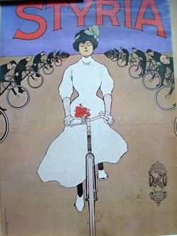 Cyklistické retro plakáty