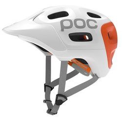 helma POC Trabec Race , bílo oranžová XL 59-62 cm