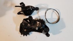Sram přehazovačka X1 Type 2.1 jedenáctirychlostní + řazení Sram x1