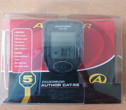 Drátový cyklo computer AUTHOR A-CAT 5S s 5-funkcemi