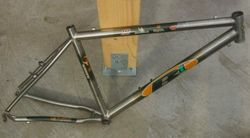 Superlehký titanový rám, MTB, hardtail, 17-18" (45cm), na 1 1/8 hlav.slož., kultovka
