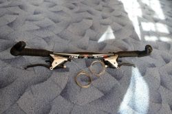 ZÁNOVNÍ Shimano 3x8 ST-EF65 s řidítky a rohy