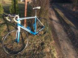 Silniční, karbonové kolo TREK Madone 4.5, sada shimano Ultegra, vel. 58 (180 cm-190 cm)!