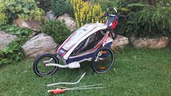 Chariot Thule CX1 cyklovozík s příslušenstvím
