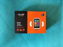 MIO Cyclo 215 HC- Cyklo počítač s mapami celé Evropy