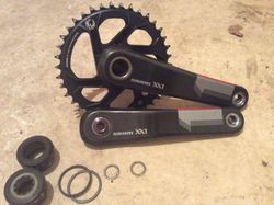 Sram XX1 Eagle kliky 175mm Qfactor 168 GXP 38t