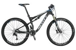 Celoodpružené horské kolo Scot Spark 730 2014 Carbon
