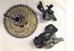 Shimano XTR M9000 / XT M8000 11 speed částečná sada (řazení, přehazovačka, kazeta)