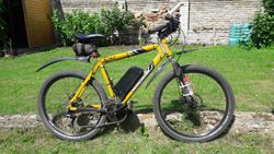 Horské kolo MONGOOSE LEX s motorem Evbike 350 W