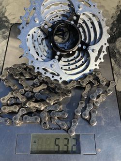 Kazeta Shimano XT CS-M770 + Řetěz Campagnolo Record C9 - skoro nové