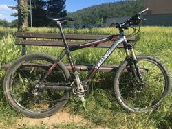 TREK 8500 po servisu,nova lanka,brzdove desticky,kazeta a retez