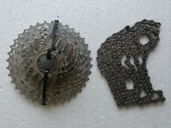 kazeta + řetěz Shimano SLX 10 rychlostí