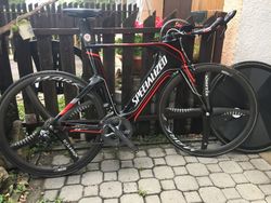 TT Specialized SHIV PRO, DI2, loukoťe XENTIS MARK carbon, disk URSUS, doklady, příslušenství
