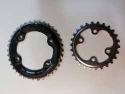 Převodníky Shimano XT 2x11s zánovní