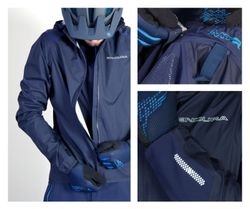 ENDURA bunda MTR Shell NAVY XL - NOVÁ