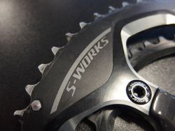 Prodám převodníky Specialized S-Works 52/36T 5x110mm rozteč, včetně "pavouka"