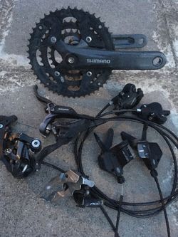 Sada Shimano Acera řada M390/1, 3x9s, 26/36/48, 175mm, 34.9, hydraulické brzdy