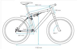 Cube stereo 160 hpc race - 16"