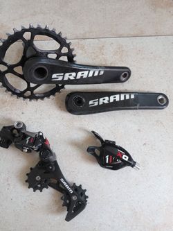 Sram X01 - kliky, přehazovačka, řadící páčka 11 rychlostní