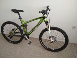 Prodám celoodpružené XC kolo GHOST RT 7500 Actinium World Cup Edition