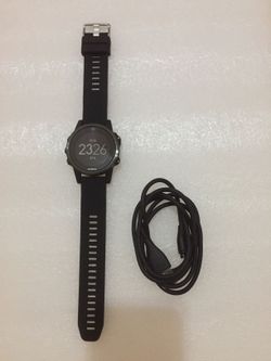 Garmin fenix5S Sapphire Black Optic, Black band