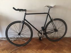 Singlespeed kolo na rámu Štěrba - zakázková výroba