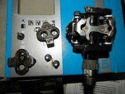 Pedály SPD MG-10 s adaptéry Shimano SMPD22