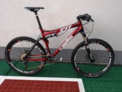 Nové Celoodpružené MTB XC Full Carbon 11.2kg na rámu PELLS F17 vel. 20.5