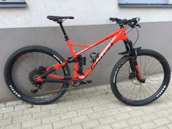 Celoodpružené kolo GHOST Slamr 6.9 LC riot red / night black XL 2019