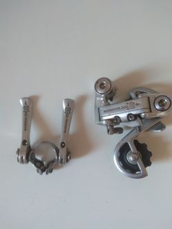 Shimano 105 GOLDEN ARROW - Vintage - šaltr + páčky + brzdový páky