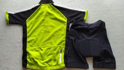 Cyklistický dres a kalhoty Nakamura, pro děti, vel. 116, nové, nenošené.