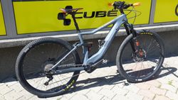 CUBE STEREO HYBRID 120 HPC TM 500 (2019), 29" - MTB - šedá/oranžová - KIOX - 20" Carbon
