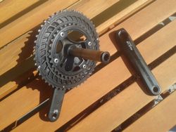 Kliky Shimano 105 FC-5800 Compact 50/34z. silniční kliky 175 mm černé