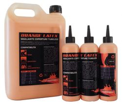Oranžový těsnící tmel PMP latex pro bezdušová řešení - 300 ml, 1L, 5L - malo i velkoobchod