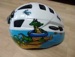Uvex kid 2 crocodile 2017 včetně blikačky