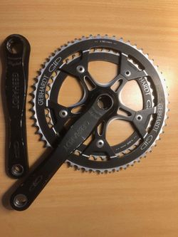 Silniční časovkářské kliky GEBHARDT ISIS DRIVE 185 mm