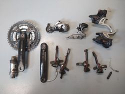 Sada 3x9 Shimano XT LX Deore, V brzdy