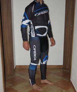 Cyklistický dres+kalhoty,Nový vel.M- L