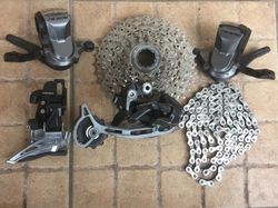 Sada SHIMANO DEORE/ALIVIO 2 x 9 speed