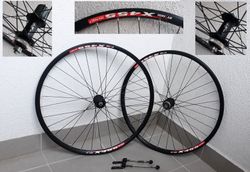 DT Swiss X455 + Shimano XT + upínaky XT