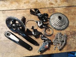 Sada Shimano XT 2×11, nová, nejetá, nepoužitá, zamluvená do 21.1.2020
