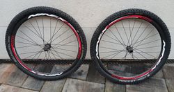 KOLA MTB 29" karbon rafky NINEX , naboje POWERWAY STRAITPULL, ploche draty DTSWISS