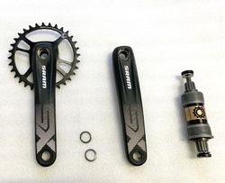 Kliky SRAM SX EAGLE 12s + středové složení SRAM Power Spline