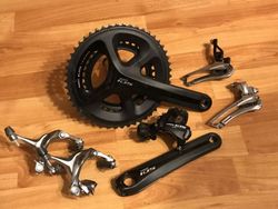 Shimano 105, přehazovačka,přesmykač