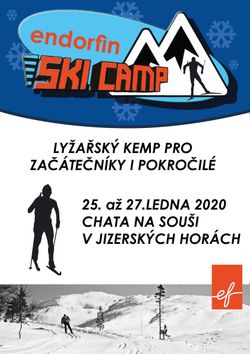 Zimní lyžařský kemp techniky