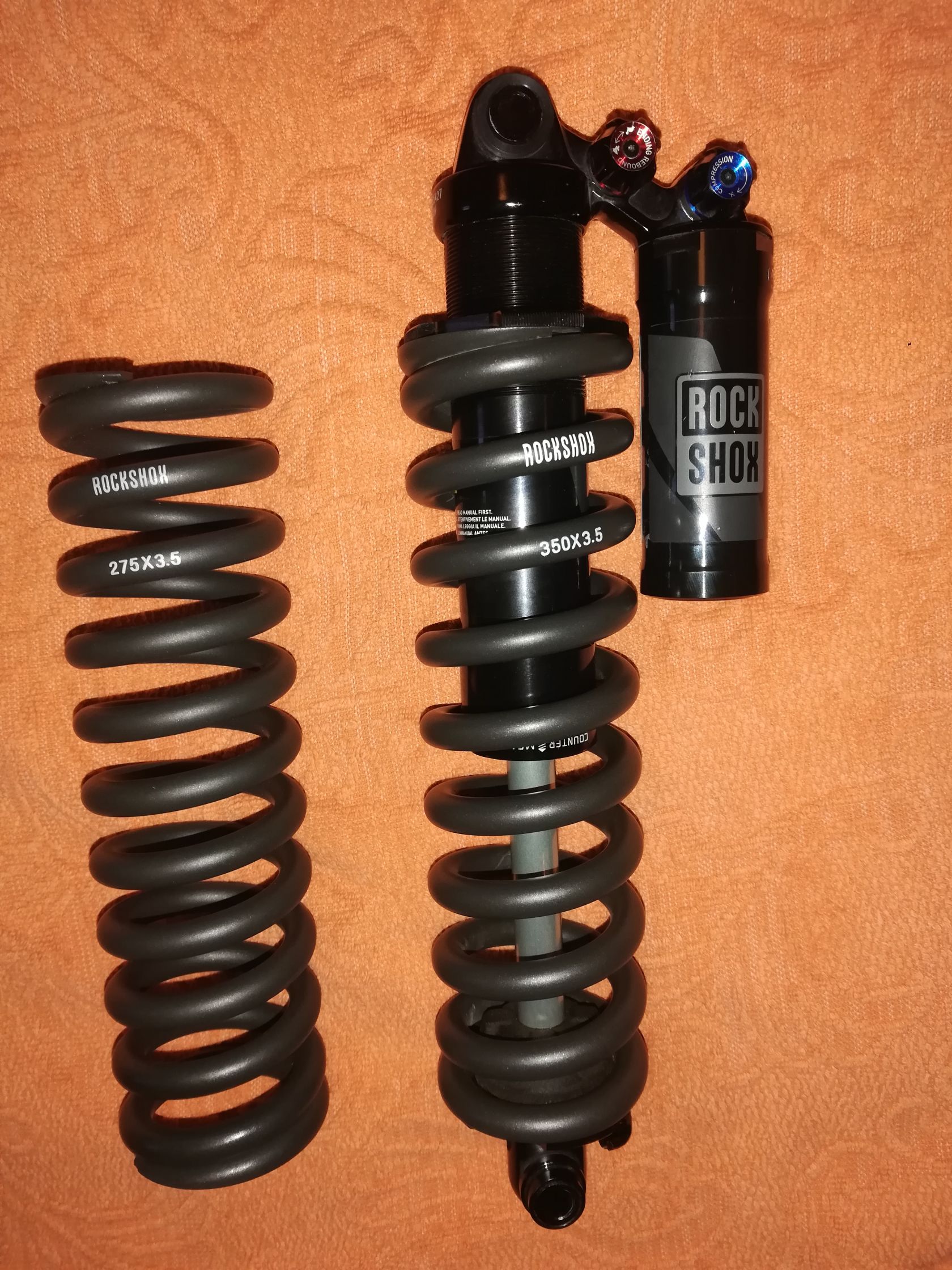 rockshox vivid r2c 267x89mm