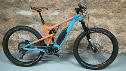 Celoodpružené elektrokolo Kross SOIL BOOST 2.0 SE 27,5" - blue/orange glossy 2019 - L