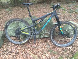 SANTA CRUZ 5010 C S-AM 2016 perfektní stav, zapl. kola IndustryNine Trail 24, vel. L